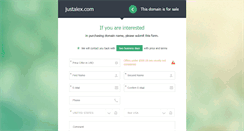 Desktop Screenshot of justalex.com